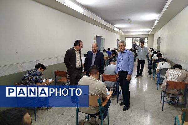 بازدید از حوزه امتحانات ورودی مدارس دخترانه و پسرانه نمونه دولتی در شهرری
