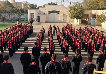 طرح «وطن یار» با حضور مدیر آموزش و پرورش ناحیه دو شهرری در دبستان ائمه اطهار 