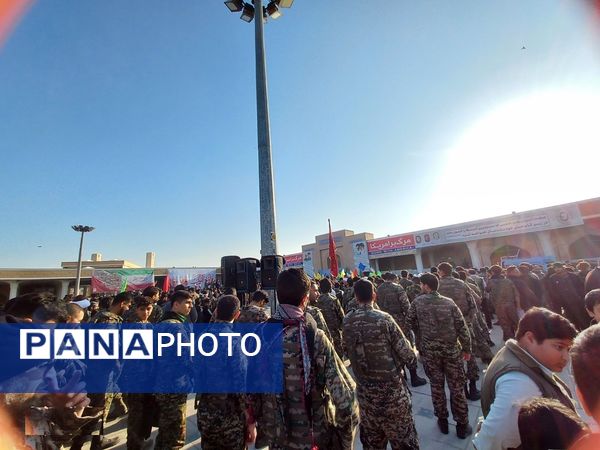جلوه‌هایی از حضور نوجوانان قمی در رزمایش شکوه اقتدار 