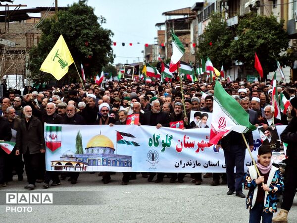 فریاد بلند آزادی قدس در گلوگاه 