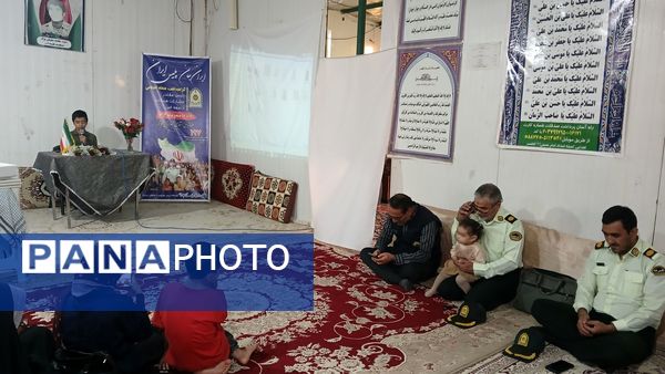 گرامیداشت هفته نیروی انتظامی در مسجد بقیه الله کاشمر 