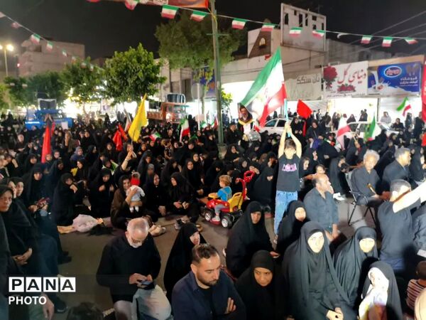 صد و چهاردهم تجمع اقتدار در فردیس با حال‌ و هوای محرم