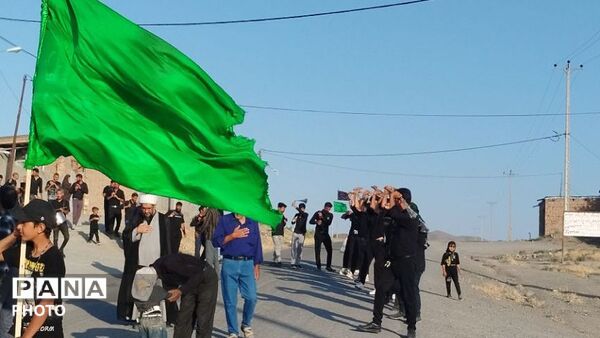 مراسم عزاداری عاشورای حسینی در روستای درخت سنجد