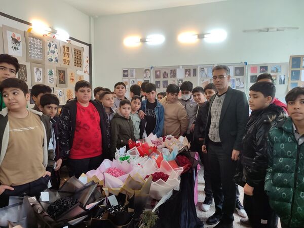 نمایشگاه ماها در هنرستان بصیرت آشخانه