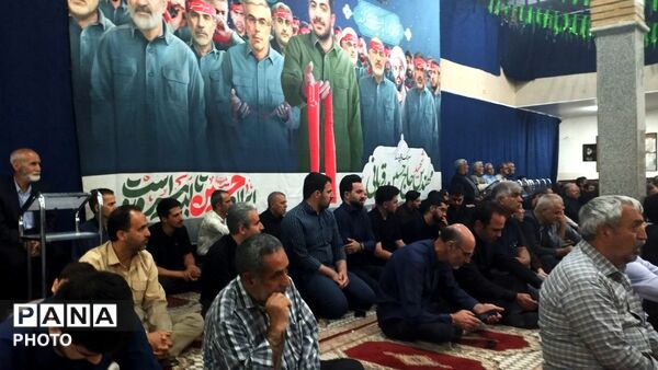 آیین گرامیداشت اولین سالگرد شهید حسین قربانی در نظرآباد 