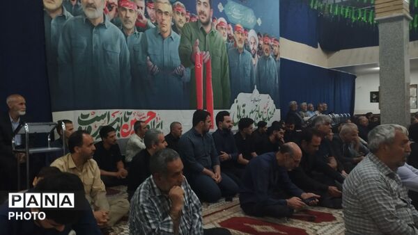 آیین گرامیداشت اولین سالگرد شهید حسین قربانی در نظرآباد 
