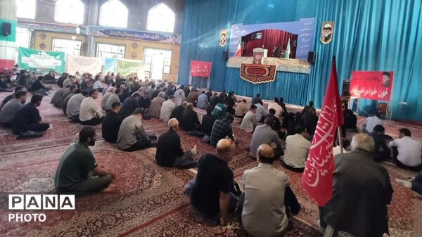 آیین باشکوه جاماندگان بدرقه رهبر شهید در نورآباد