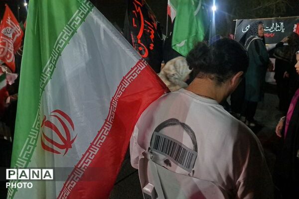 اجتماع مردمی در میدان شهدای گمنام فاز چهار اندیشه
