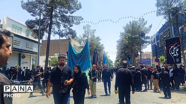مراسم عزاداری تاسوعای  حسینی در حسینیه ابوالفضلی کاشمر 