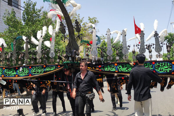 مراسم عزاداری عاشورای حسینی در شهرستان شیروان 