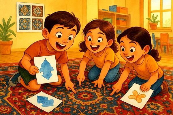 «نقش‌های اصیل، خیال‌های کودکانه»؛ پلی میان هنر کهن و ذهن نوآموزان است