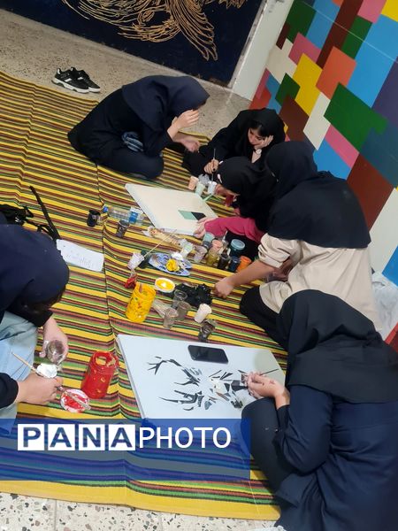 اجرای پروژه مهر در هنرستان ثمین 