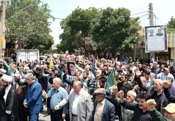 محکومیت جنایات رژیم صهیونیستی در اهر