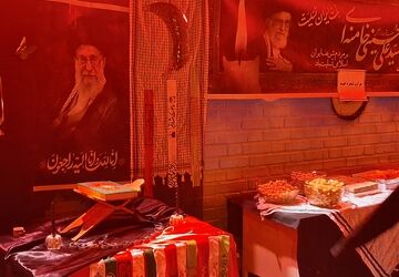 برپایی موکب شجره طیبه در دبستان دخترانه علمدار حسینی