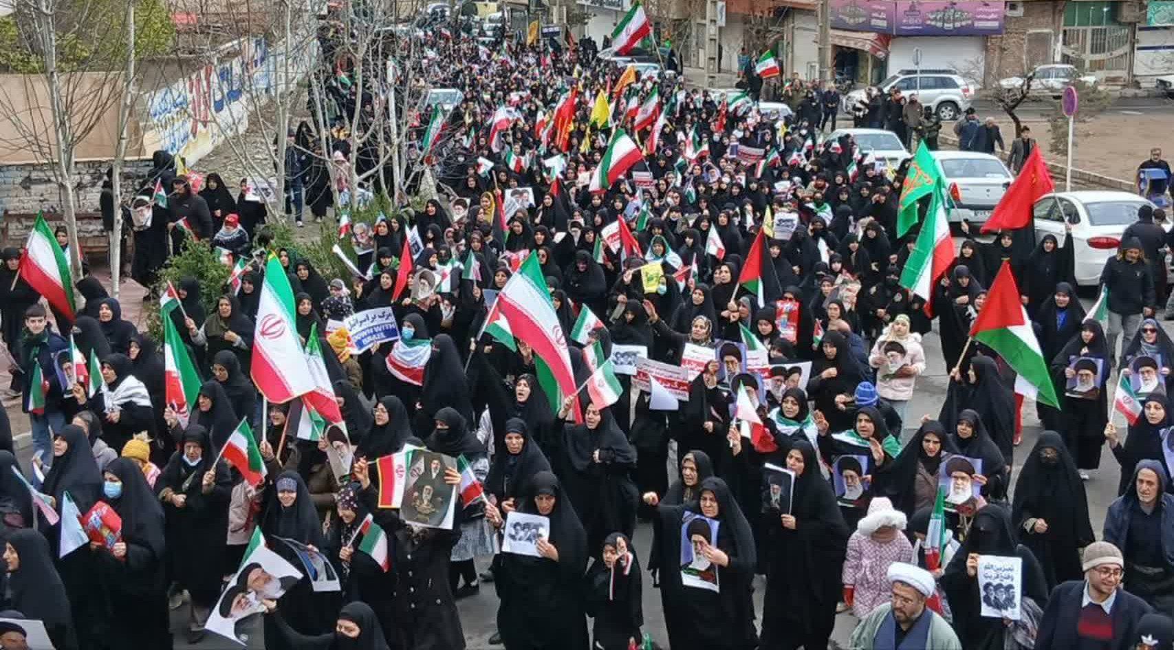 حضور پرشور مردم محمدشهر کرج در راهپیمایی روز قدس