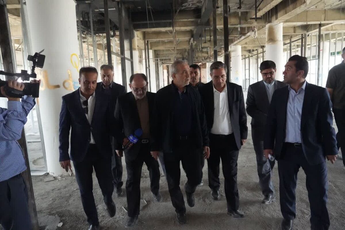 بازدید رئیس‌جمهور از بیمارستان در حال احداث شهیدبهشتی ارومیه