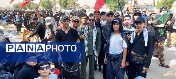 پیاده‌روی اربعین اعضای انجمن اسلامی خراسان شمالی 