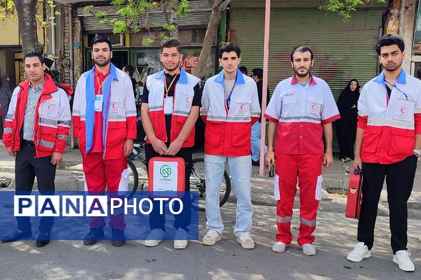 حضور پرشور مردم و مسئولان رباط کریم در راهپیمایی روز قدس