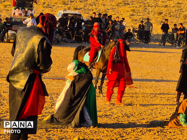 حضور مردم قادرآباد در آیین‌های عزاداری محرم