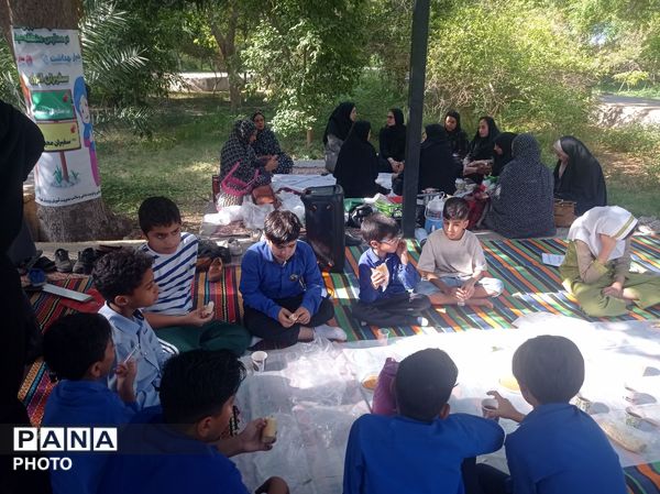 تبلور فرهنگ سلامت در فعالیت صبحگاهی دانش‌آموزان و مربیان مینابی