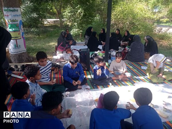 تبلور فرهنگ سلامت در فعالیت صبحگاهی دانش‌آموزان و مربیان مینابی