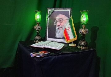 مراسم سوگواری شهادت رهبر معظم انقلاب اسلامی آیت الله امام خامنه ای (ره) در باشت