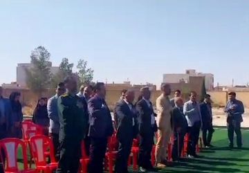 زمین چمن مصنوعی آموزشگاه پروین اعتصامی دامغان افتتاح شد