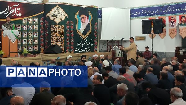 مراسم یادواره شهدا در روستای قراخیل قائمشهر