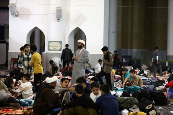 مراسم اعتکاف دانش آموزی در مسجد اعظم و مصلای قدس قم