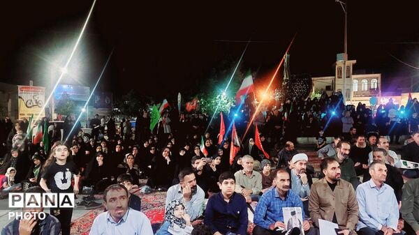 خشم و اندوه در میدان امام حسین الیگودرز اربعین رهبر شهید