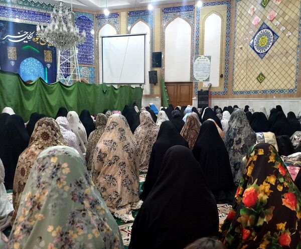 مراسم اعتکاف دانش‌آموزی در ناحیه ۵ مشهد 