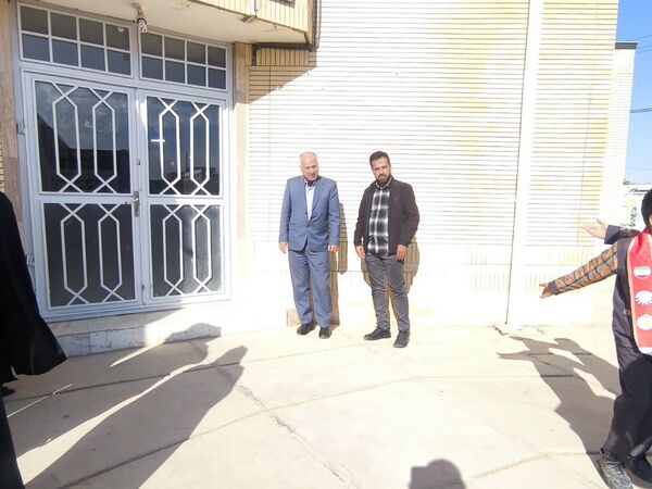 بازدید عوامل اجرایی دبستان شهید پسندیده از کتابخانه فدک فدافن