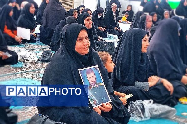 مراسم اولین سالگرد شهدای خدمت در شهرستان باشت