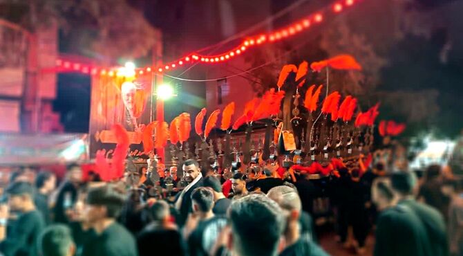 شب قد برافراشتن علم‌ها؛ قاب‌های ماندگار از سوگواری در محله تختی