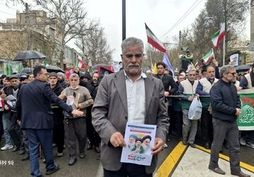 اتحاد و شکوه راهپیمایی روز قدس با حضور پرشور جوانان ملایر