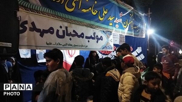 موکب محبان مهدی در چهل و سومین شب از اجتماعات مردم نیشابور 