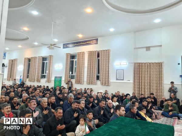 مراسم وداع با شهید علی‌اکبر خوافی در شهرستان میان‌جلگه