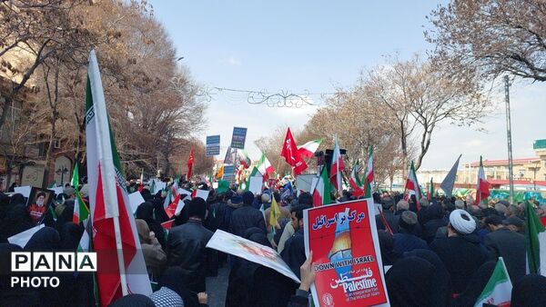  خروش ملت ایران در دفاع از فلسطین