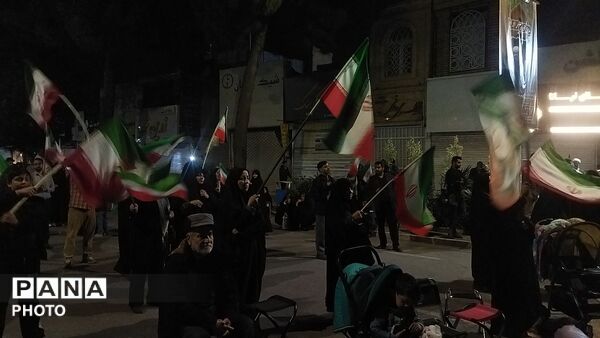  نیشابور در میدان خونخواهی ،شبی دیگر از حماسه آفرینی مردمی نیشابور در قاب پانا 