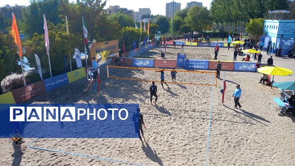 هفته دوم لیگ برتر والیبال ساحلی کشور در مراغه