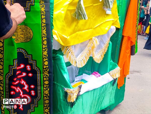 عزاداری تاسوعای حسینی در امامزاده سید معصوم(ع) قم