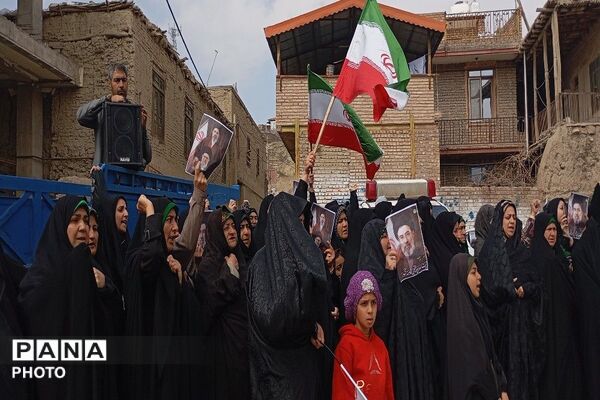 بیعت مردم ولایت مدار شهر بار با رهبر جدید آیت اللّه سید مجتبی خامنه ای 
