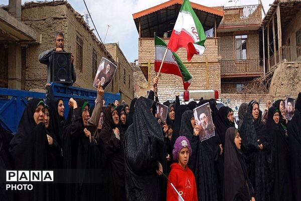 بیعت مردم ولایت مدار شهر بار با رهبر جدید آیت اللّه سید مجتبی خامنه ای 