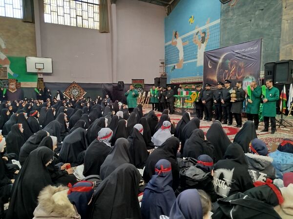 آیین سوگواری شهادت حضرت فاطمه الزهرا (س) در سالن مالک اشتر ناحیه یک مشهد 