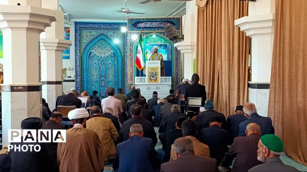 نخستین نماز جمعه ماه مبارک رمضان در شهرستان خلیل‌آباد 