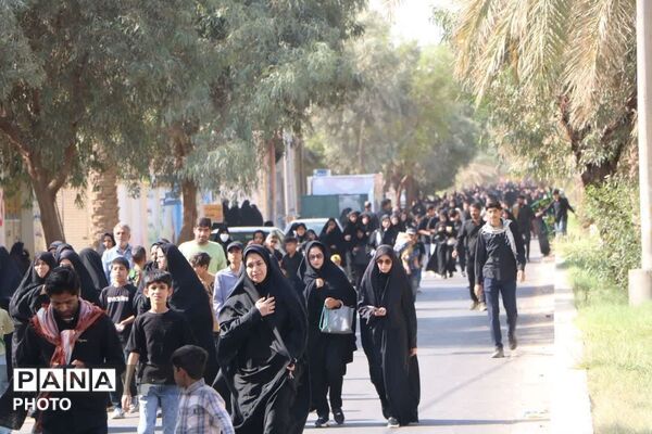 شور حسینی جاماندگان اربعین در فهرج