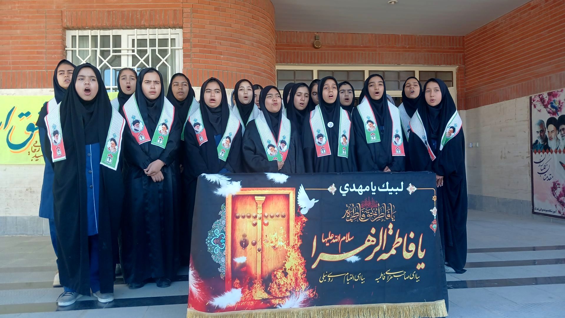 برپایی موکب دانش‌آموزی به‌مناسبت شهادت حضرت فاطمه(س)