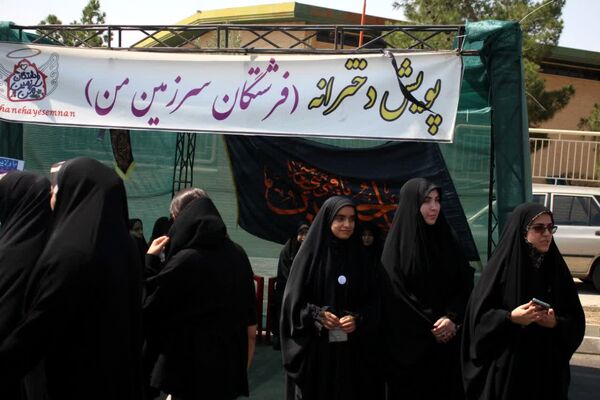 راهپیمایی دلدادگان حسینی در شهرستان سمنان