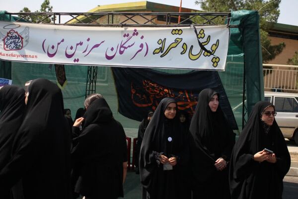 راهپیمایی دلدادگان حسینی در شهرستان سمنان