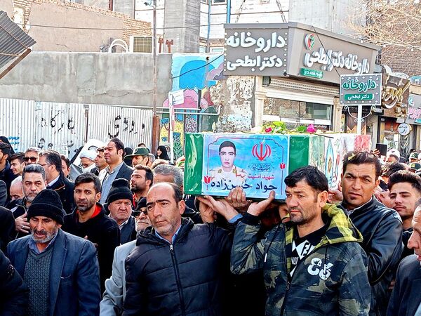 تشییع با شکوه شهید جوادحسن زاده شهید مرزبانی فراجا